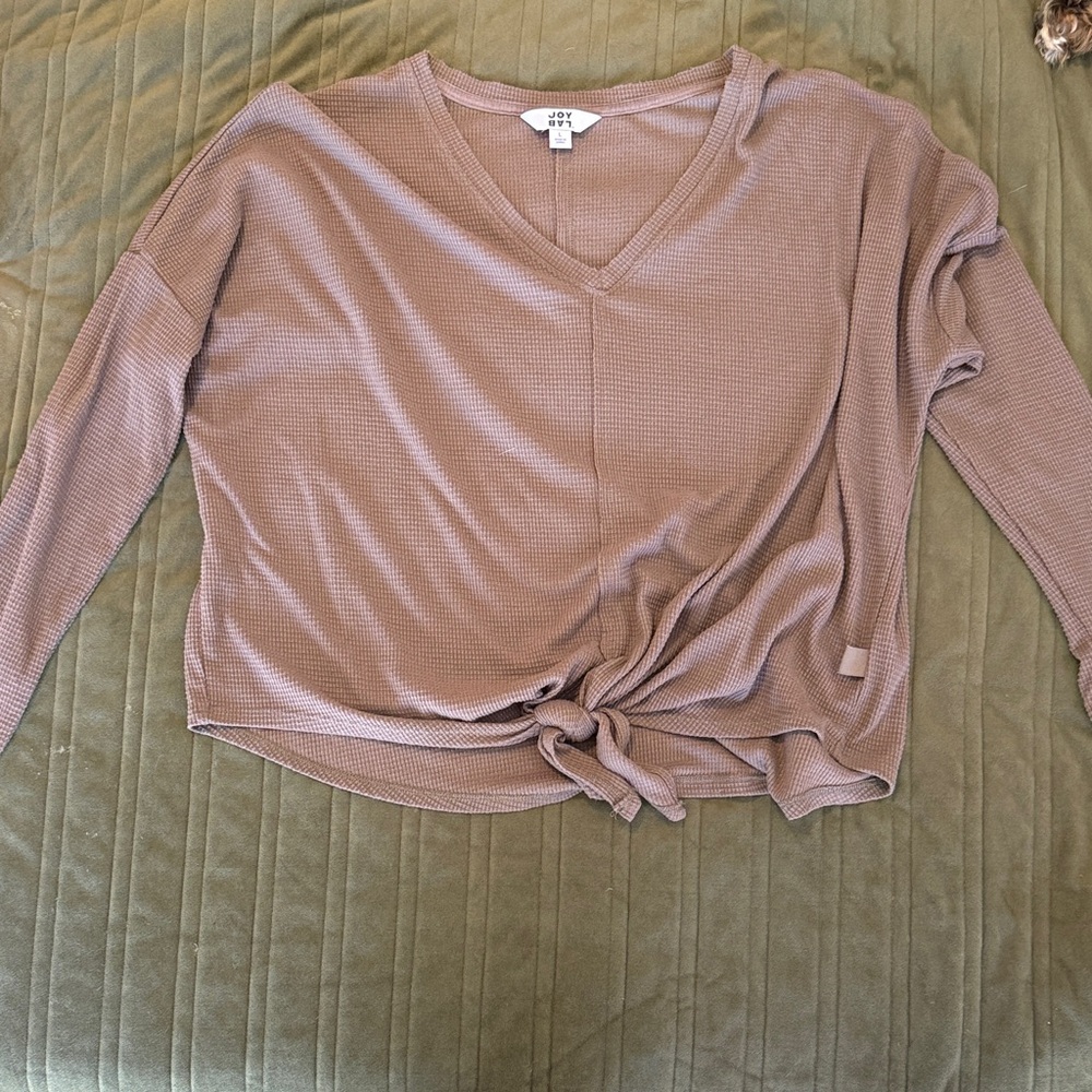 JoyLab Dusty Pink Long Sleeve Top